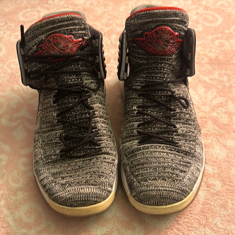 Air Jordan Black and Gray Sneakers